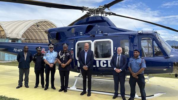 PNG police new Bell 412s