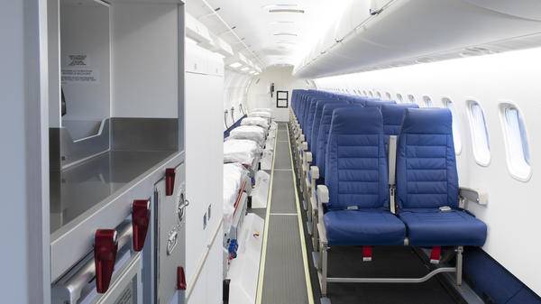 Dash8-400MTE interior Passenger and medivac
