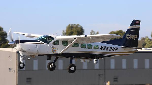 Plane landing
