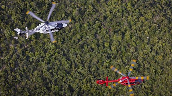 Airbus H160 and H145 helicopters