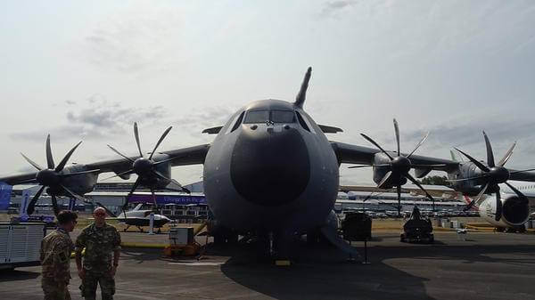 Plane parked