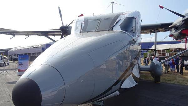 Helicopter parked