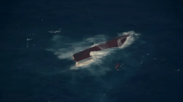 Capsized Indonesian passenger ferry  