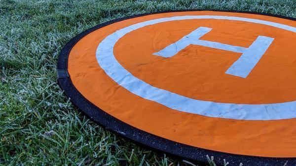 drone temporary landing pad