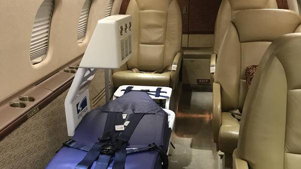 Learjet 60 interior