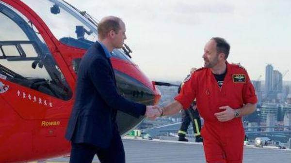 Prince William Duke of Cambridge becomes the Patron for London's Air Ambulance Charity