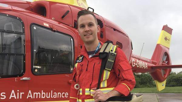 Midlands Air Ambulance carries blood onboard