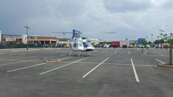 Man critical after falling five metres