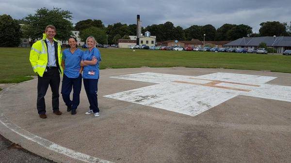 HELP Appeal helps to fund new helipad upgrade at Raigmore Hospital