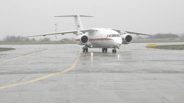 EMERCOM jet tests repaired Rostov-on-Don runway