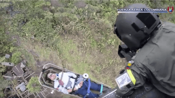 Biologist evacuated by Colombian Air Force