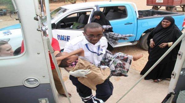Ten-year-old tumour patient flown to Nairobi
