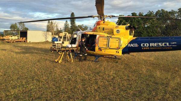 Toddler airlifted after quad bike accident
