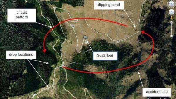 Bucket cable caused fire heli crash
