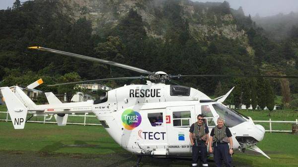 Trustpower TECT uses new helicopter for first time