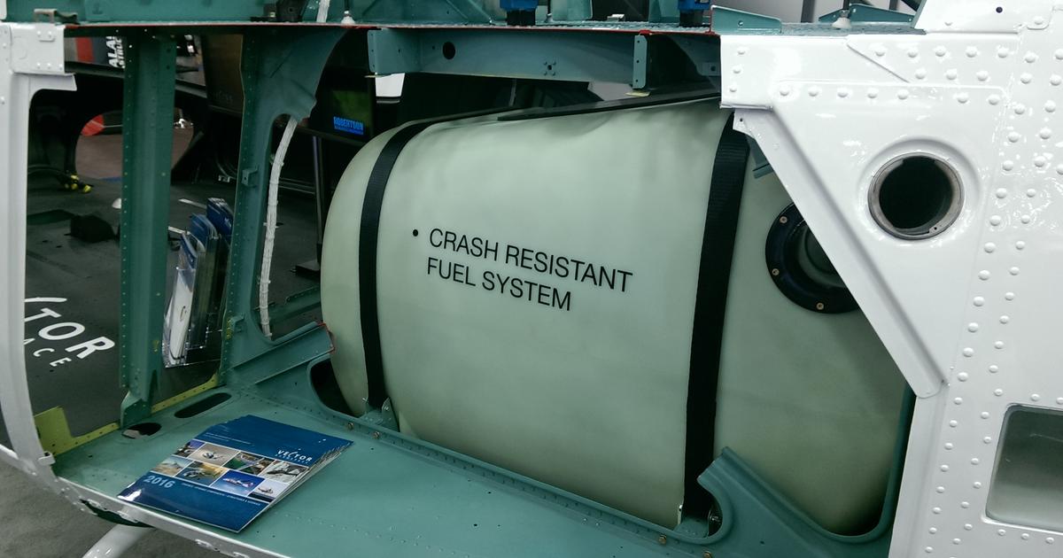 Crashresistant fuel systems uptake by civil helicopter operators