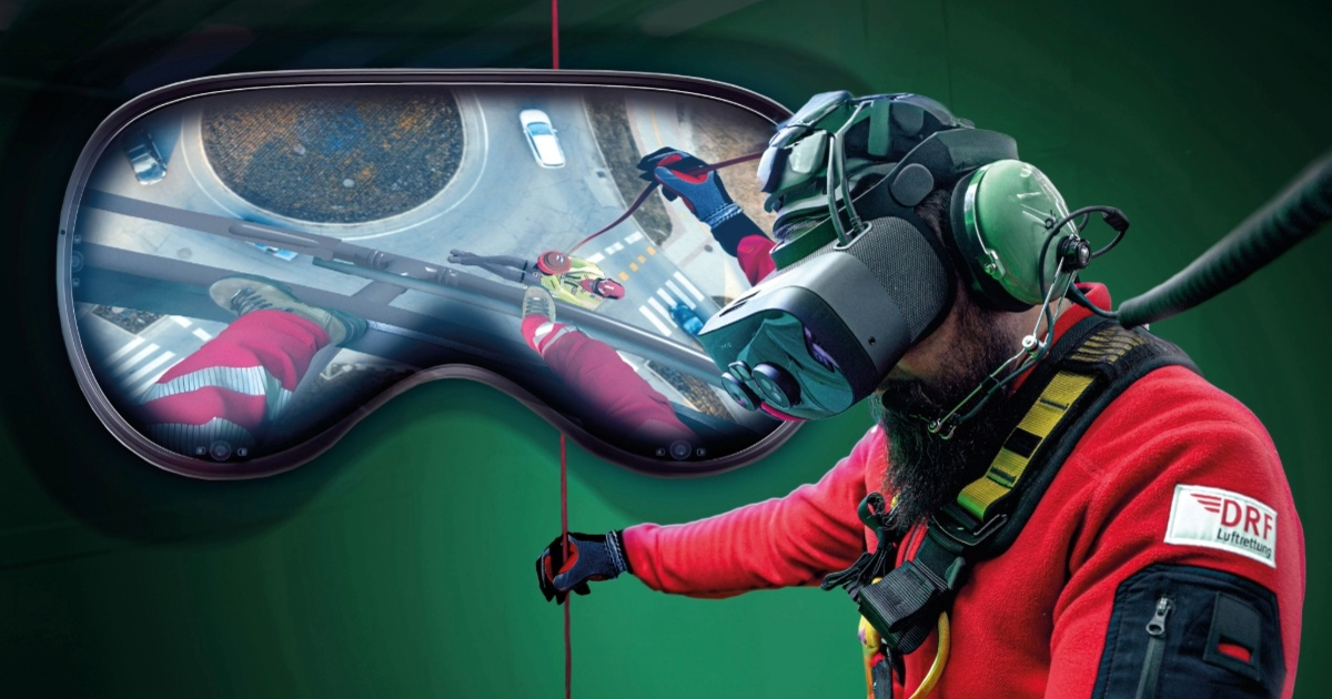 DRF Luftrettung receives approval for hoistAR simulator