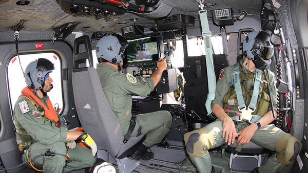 Helicopter crew