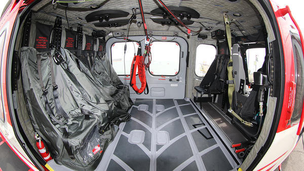 Helicopter interior 
