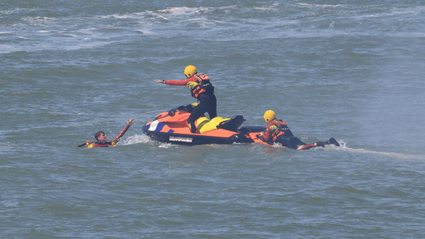 Coast guard rescue mission