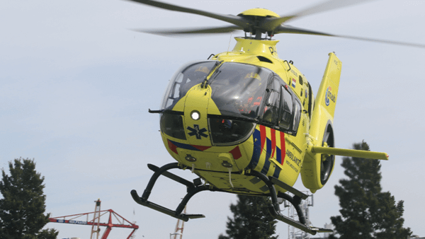 Dutch HEMS helicopter flying