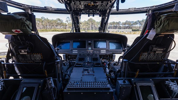Helicopter cockpit