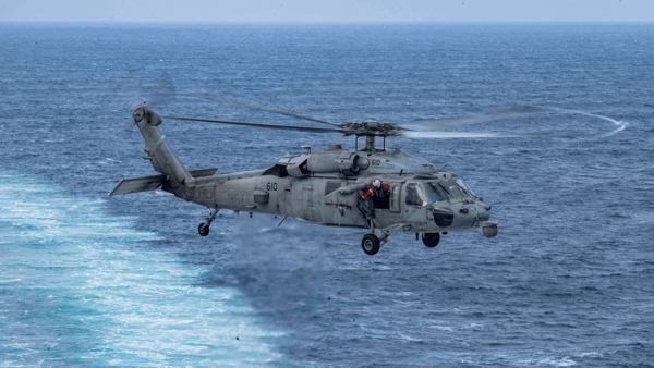 Grey helicopter
