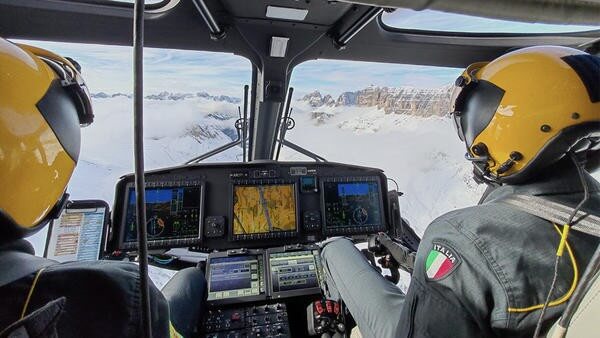 Two helicopter pilots